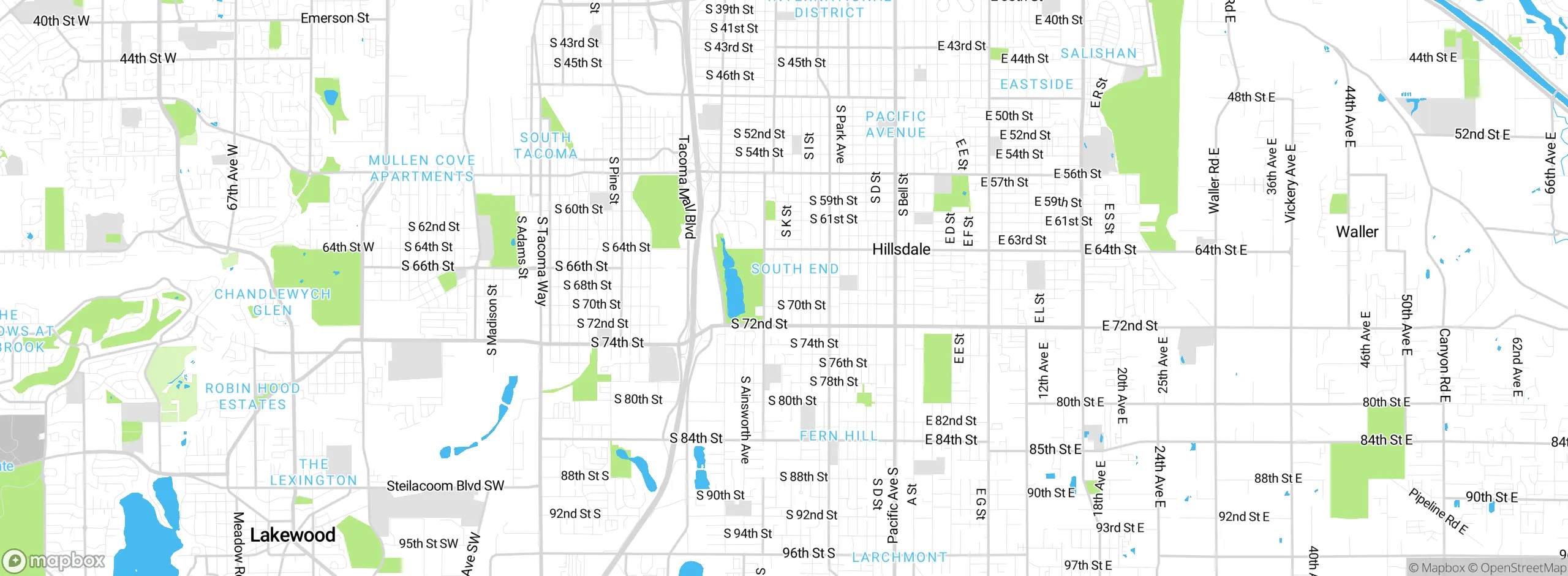 Map showing approximate location
