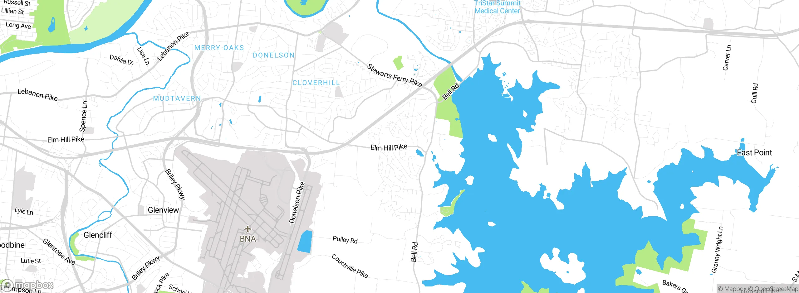 Map showing approximate location