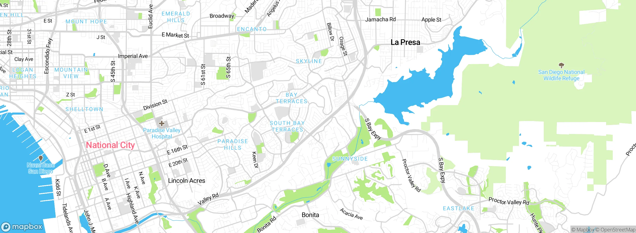 Map showing approximate location