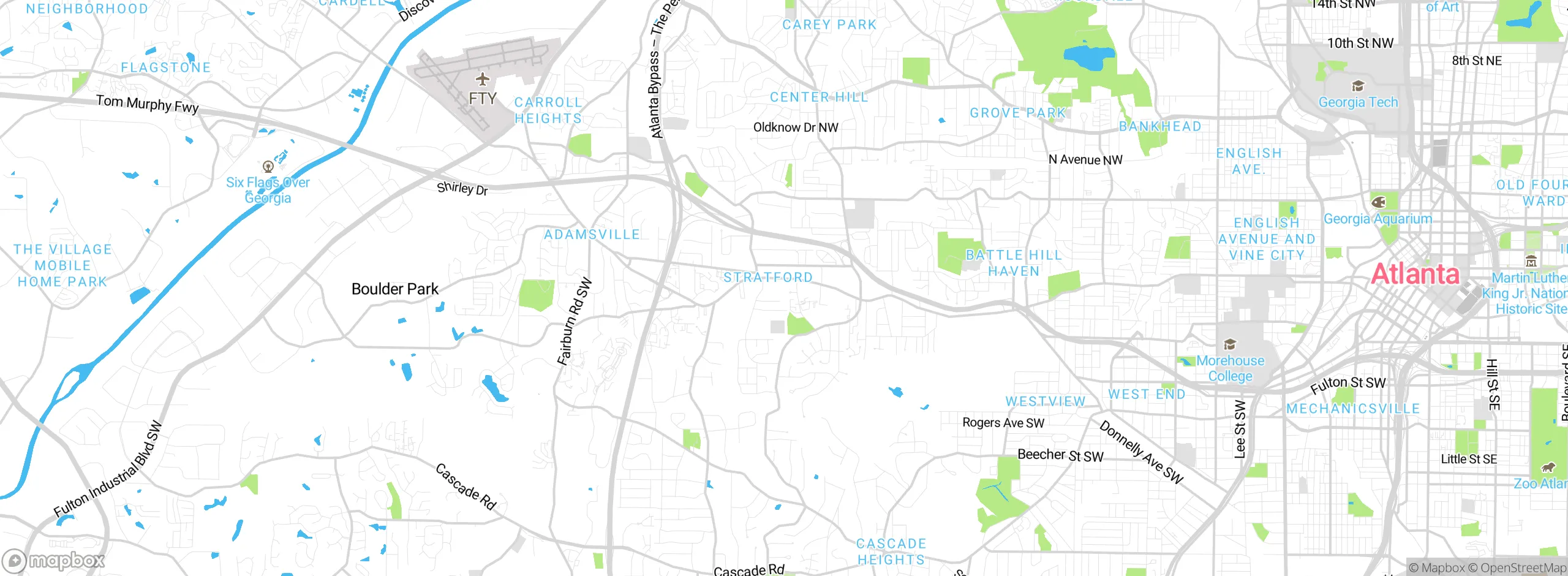 Map showing approximate location
