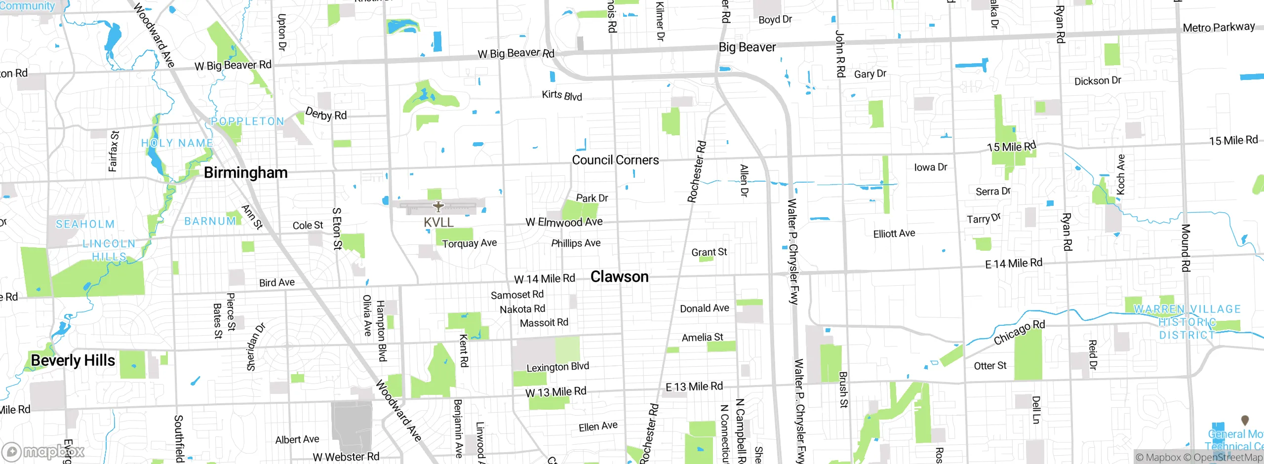 Map showing approximate location