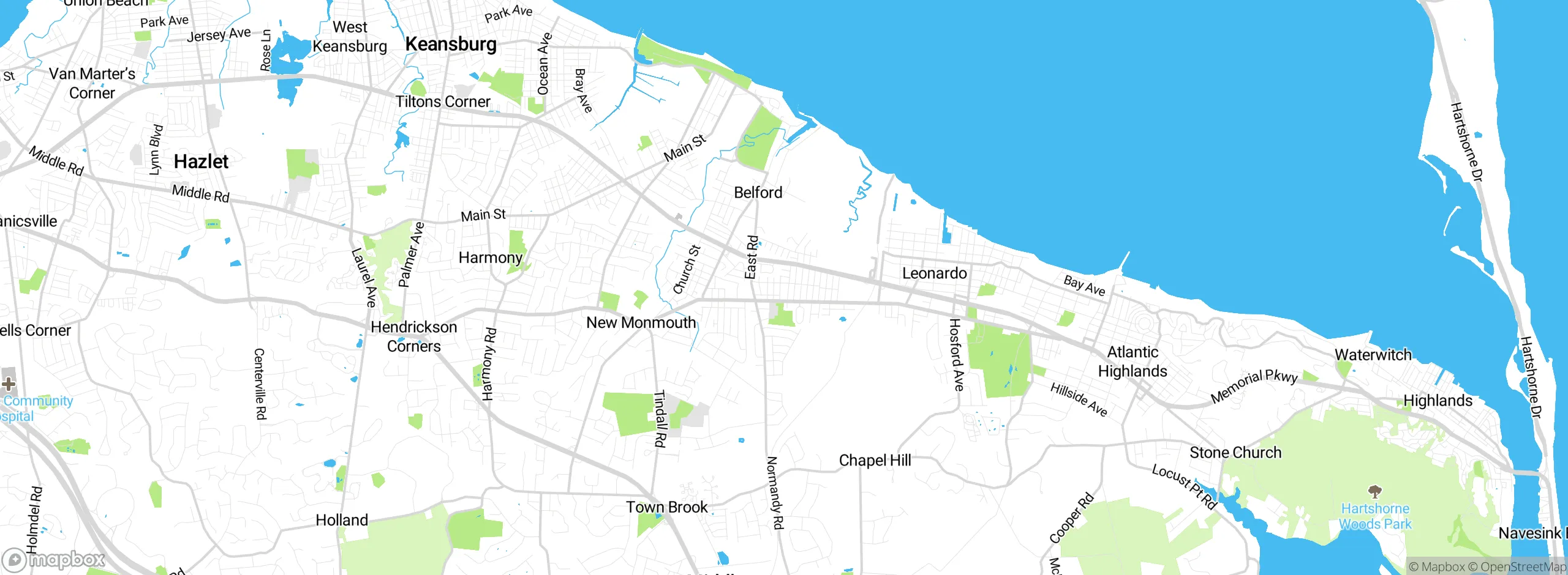 Map showing approximate location