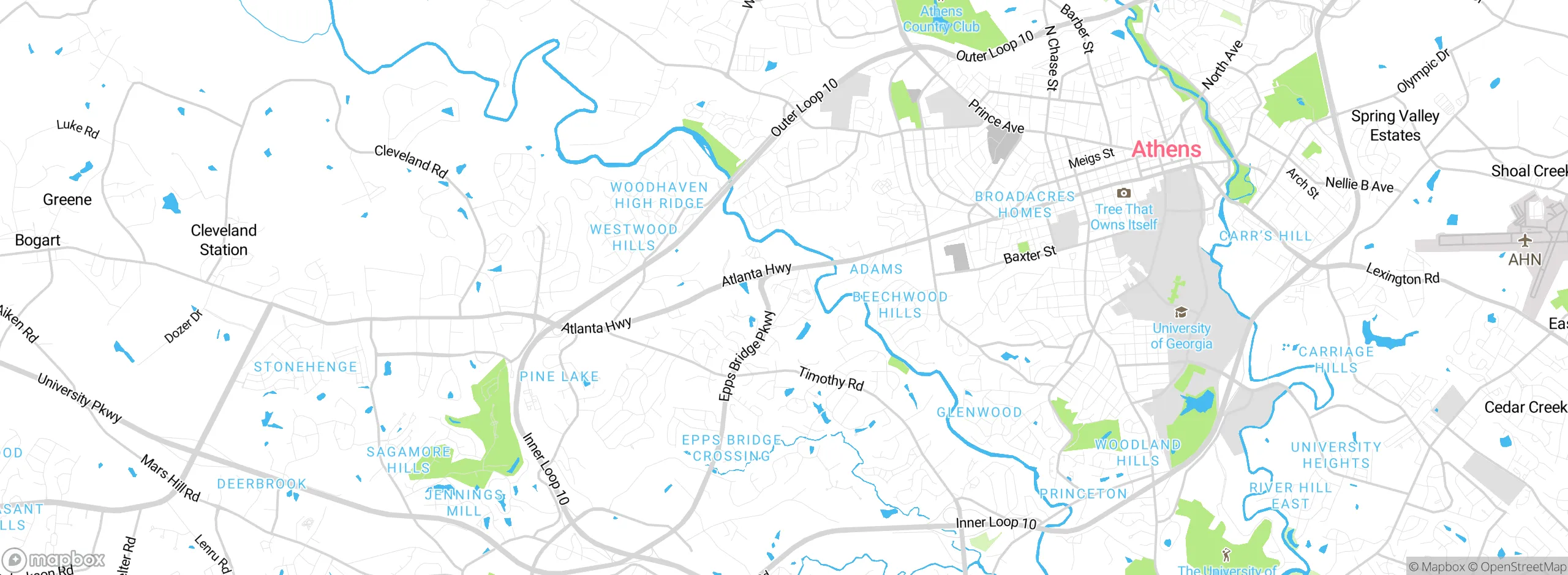 Map showing approximate location