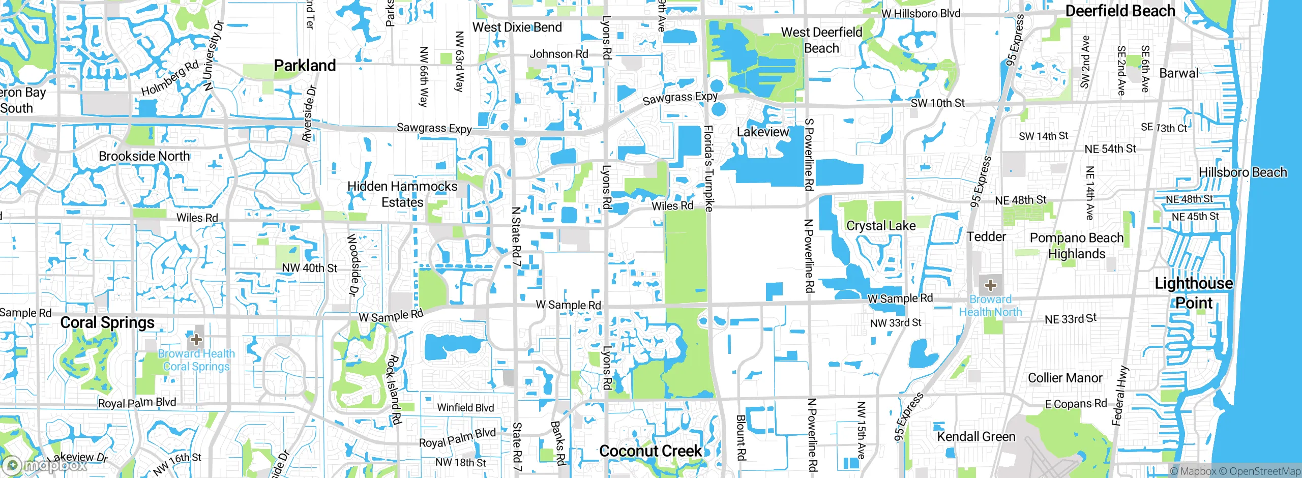 Map showing approximate location