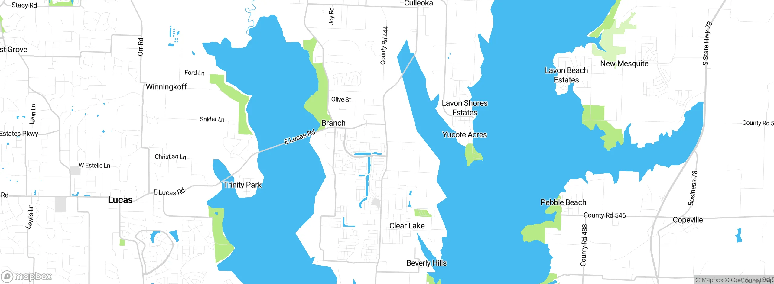 Map showing approximate location