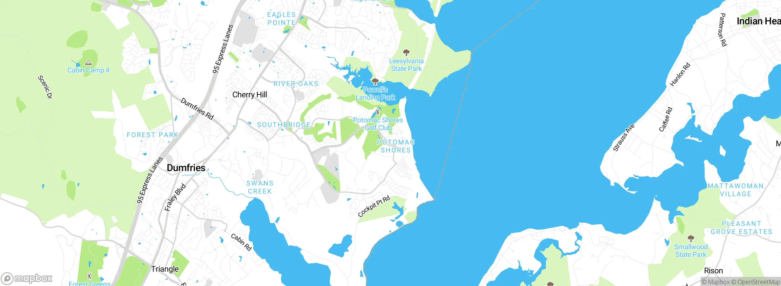 Map showing approximate location