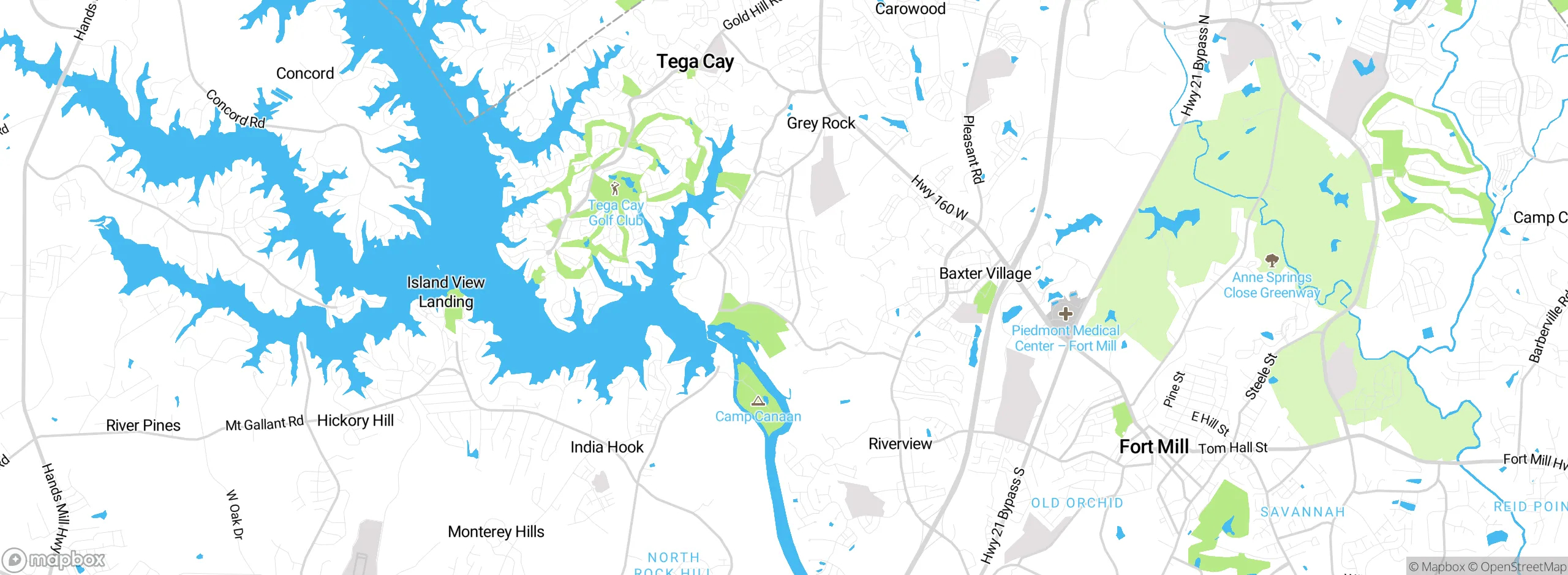 Map showing approximate location