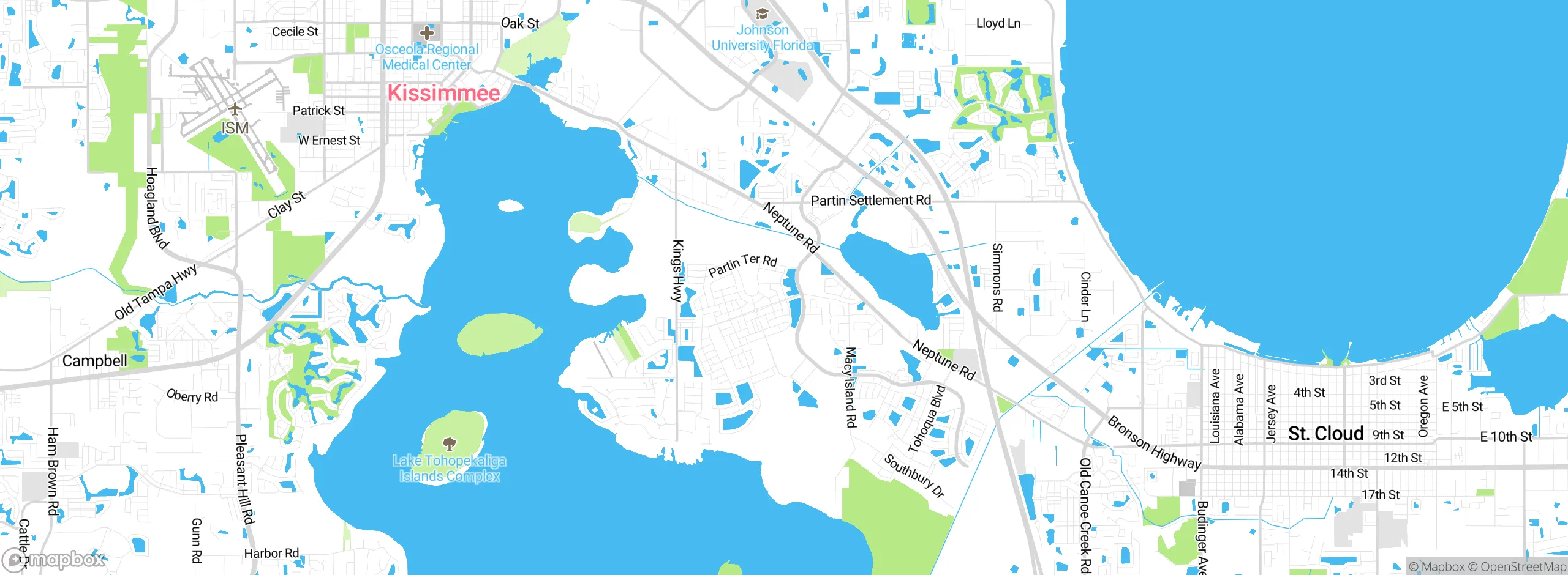 Map showing approximate location