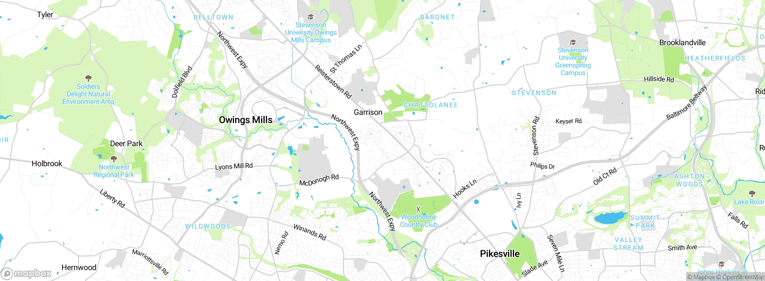 Map showing approximate location