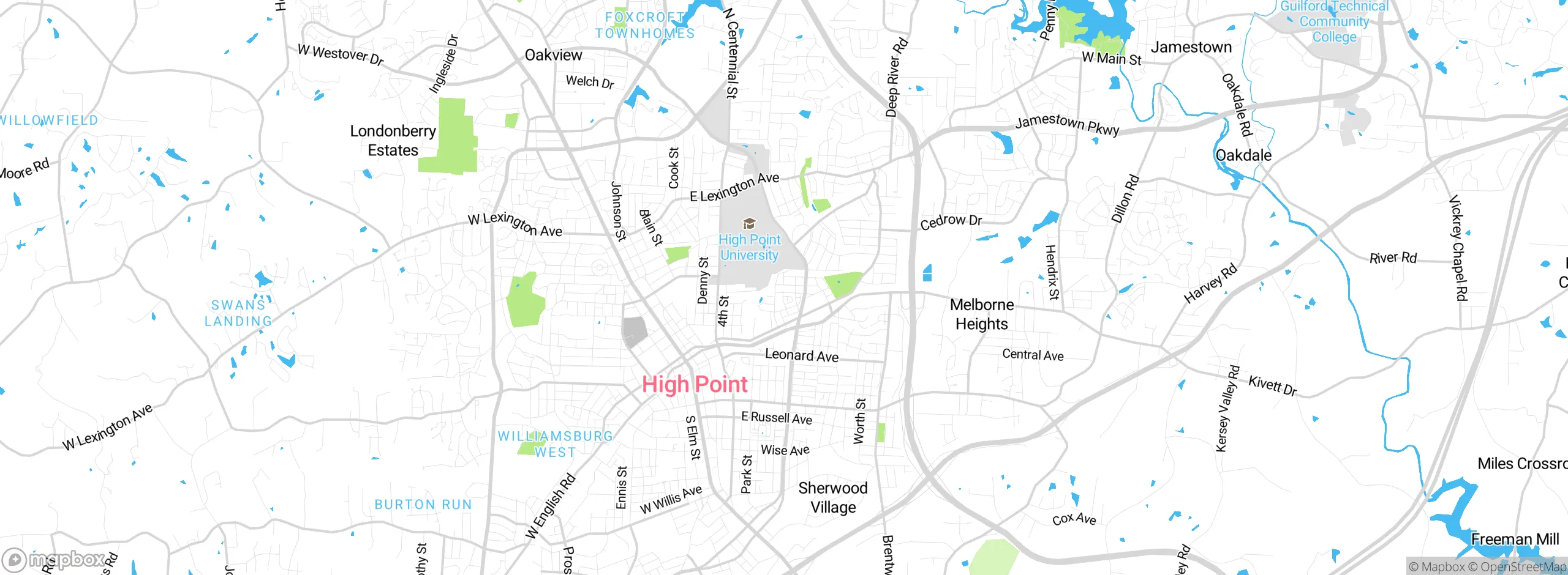 Map showing approximate location