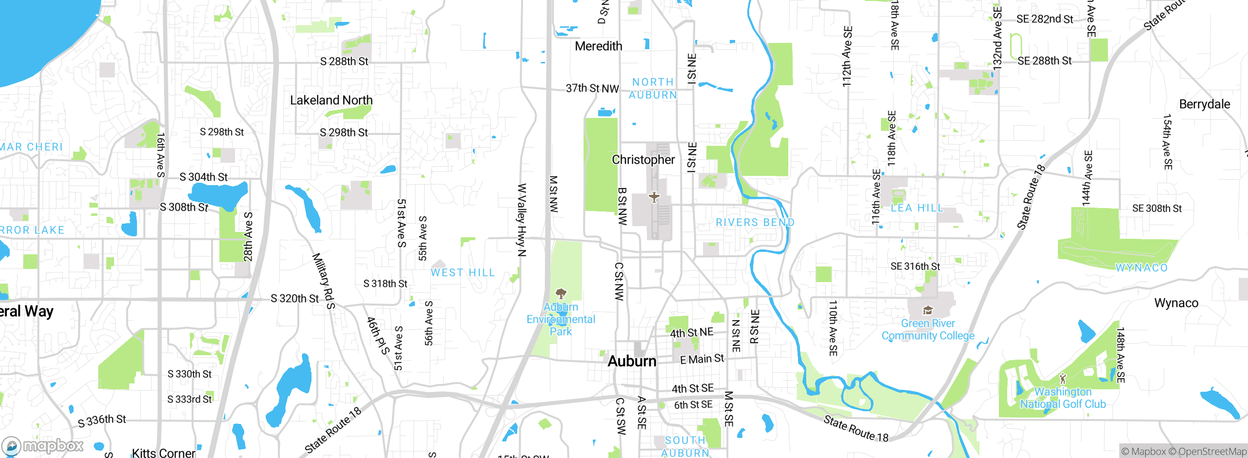 Map showing approximate location