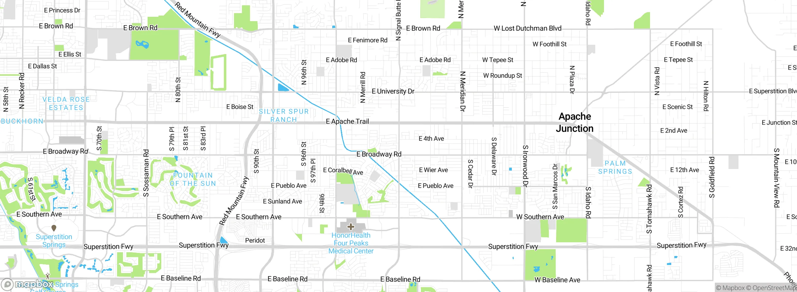 Map showing approximate location