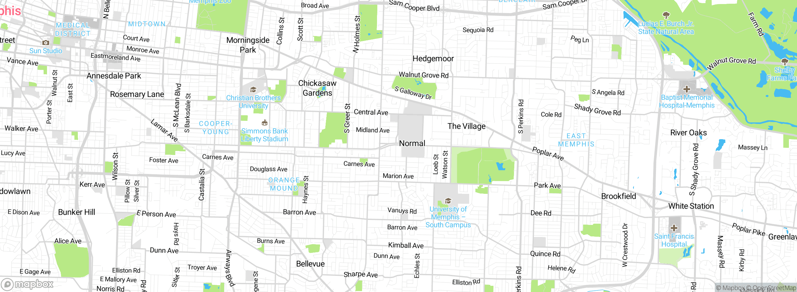 Map showing approximate location