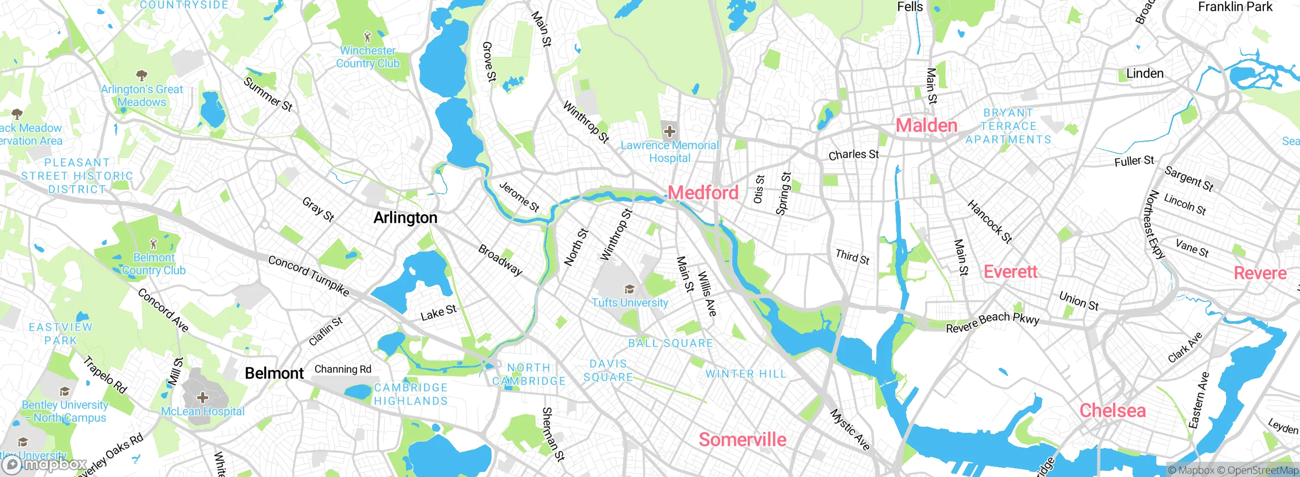 Map showing approximate location
