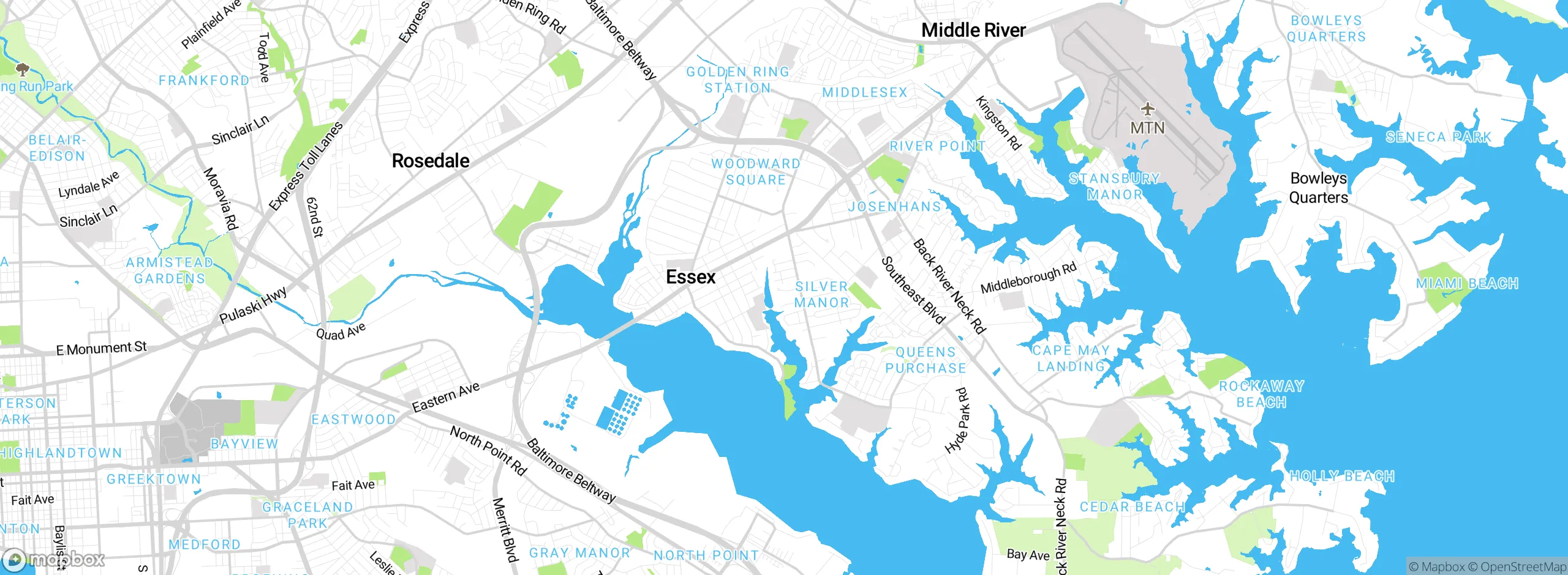 Map showing approximate location