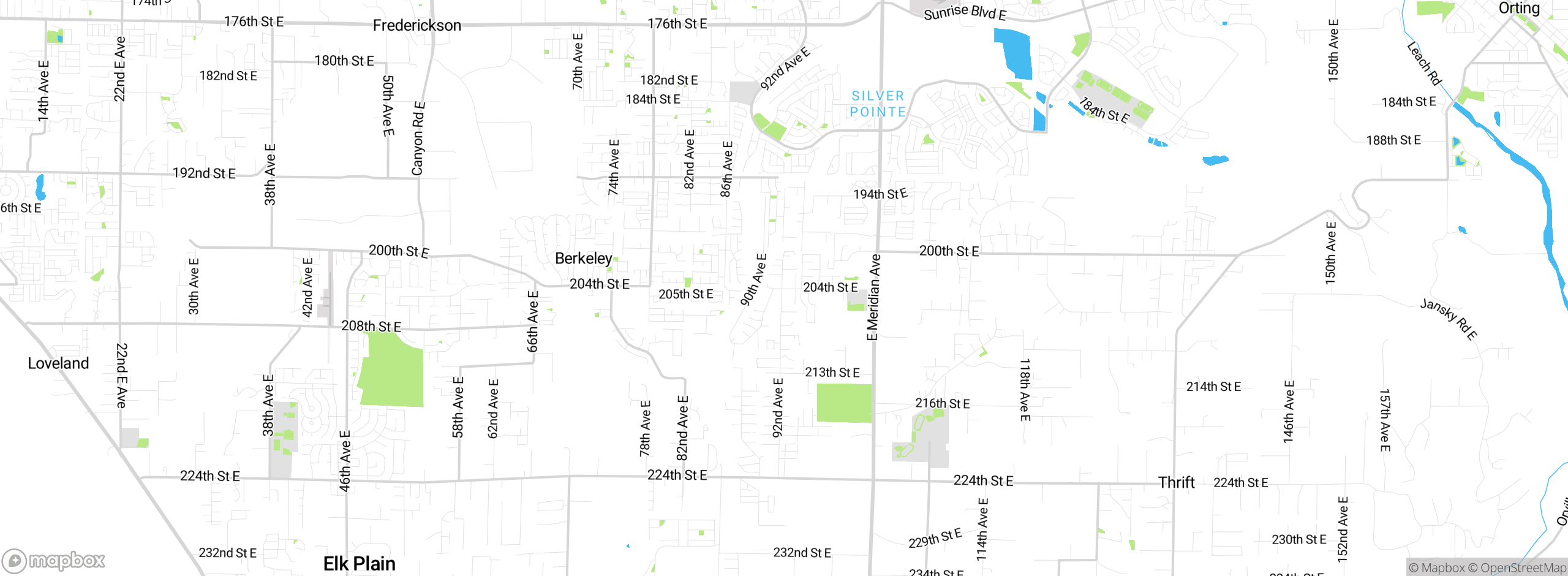 Map showing approximate location