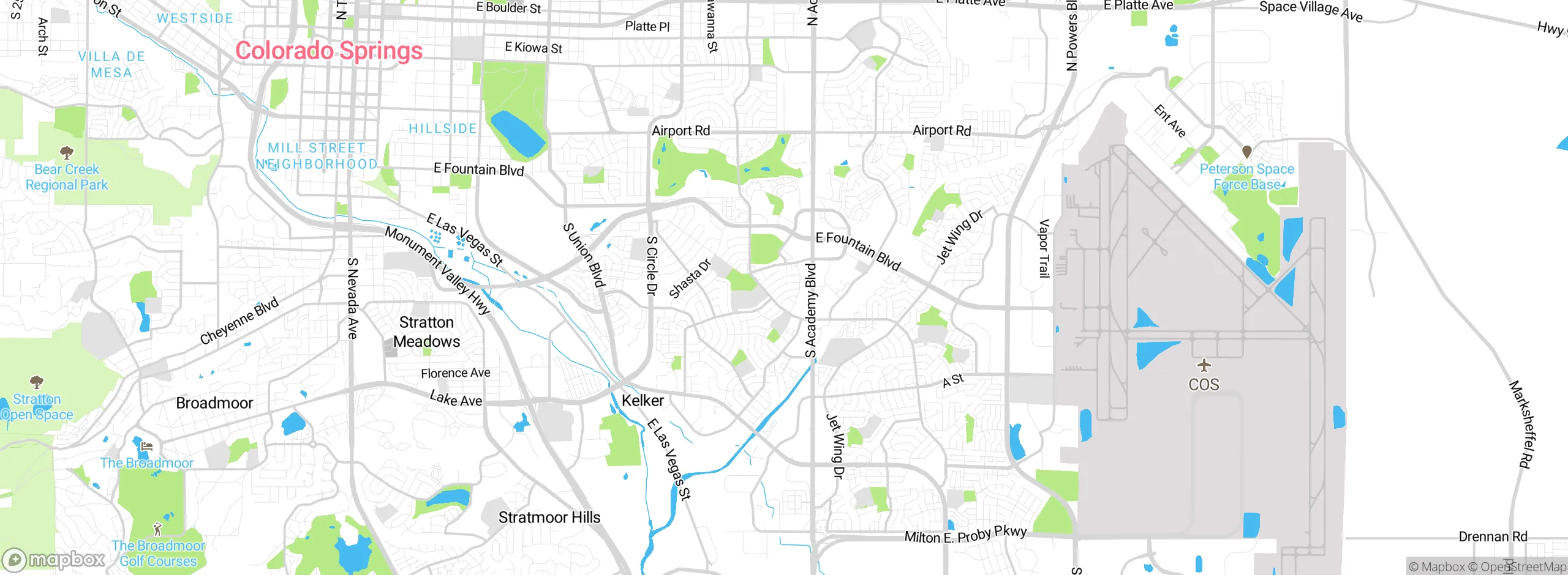 Map showing approximate location