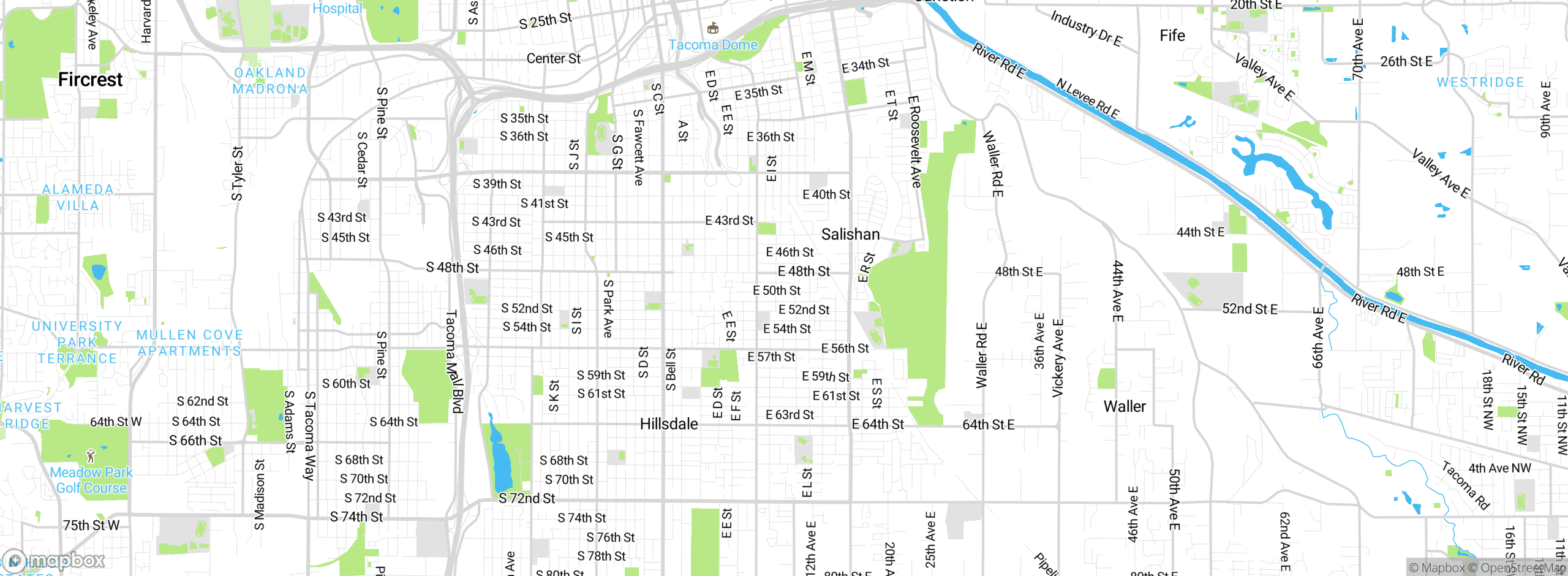 Map showing approximate location