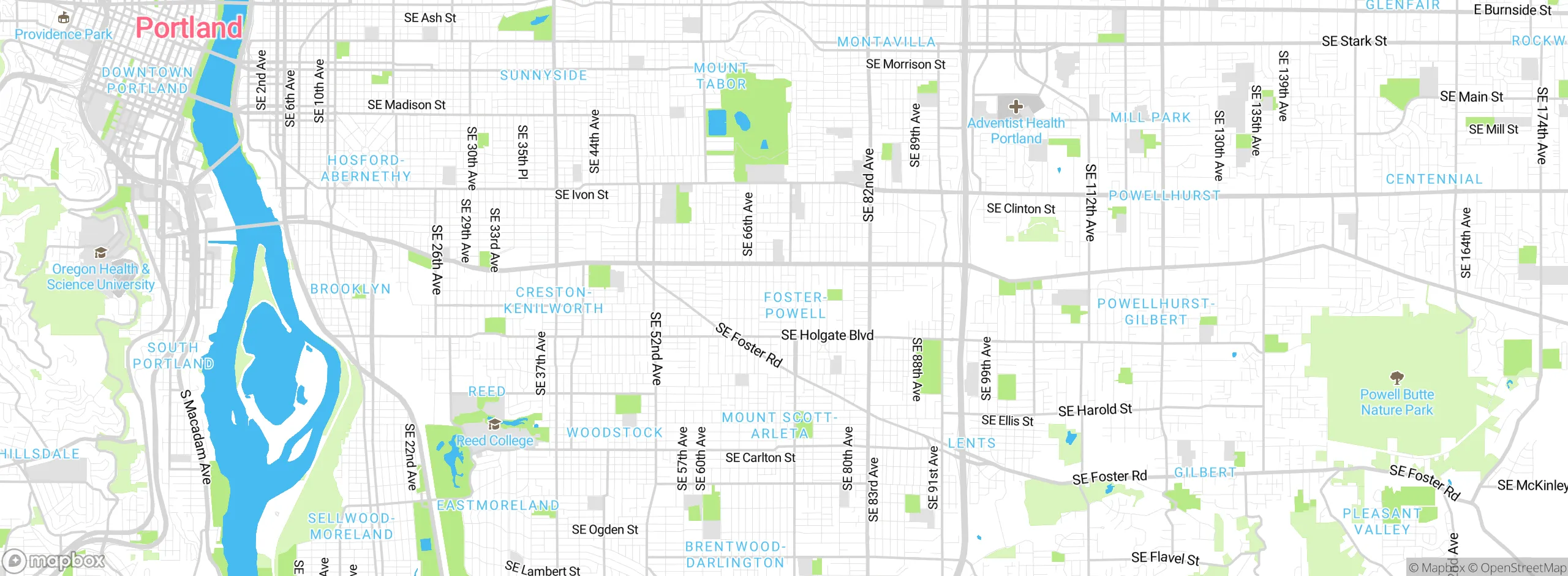 Map showing approximate location