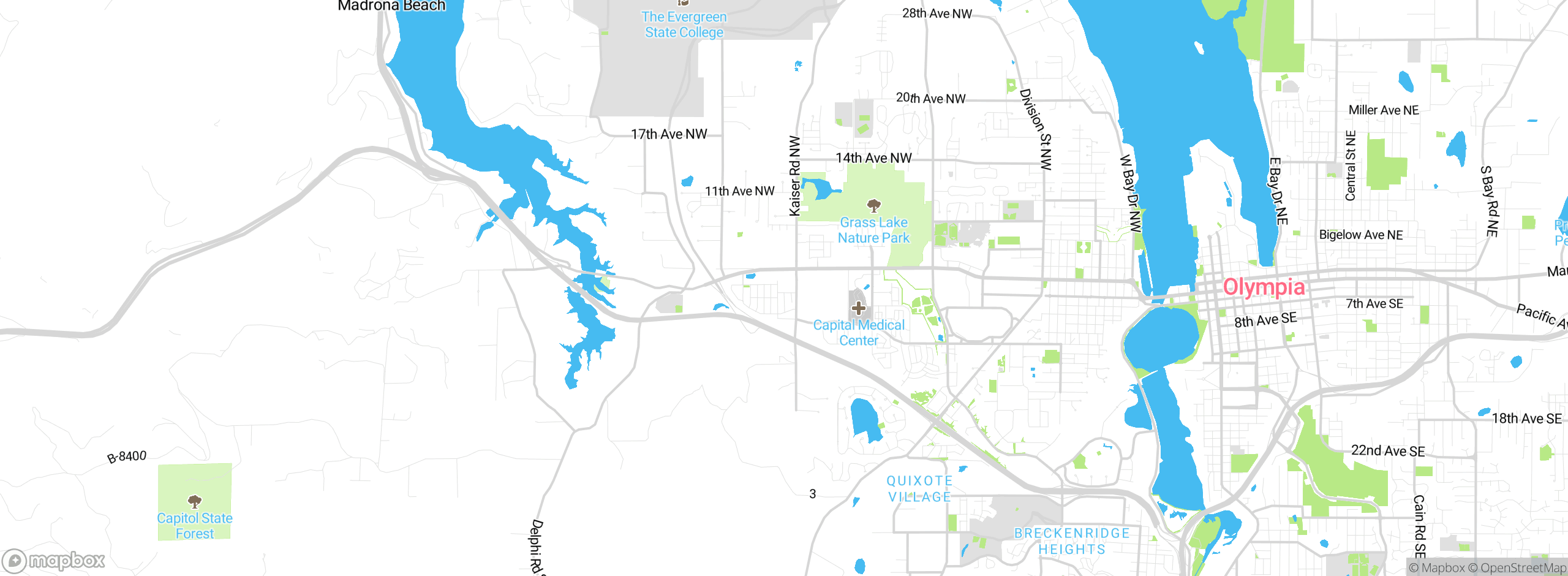 Map showing approximate location