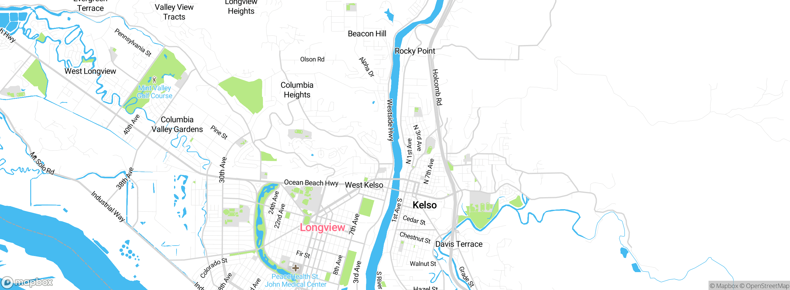 Map showing approximate location