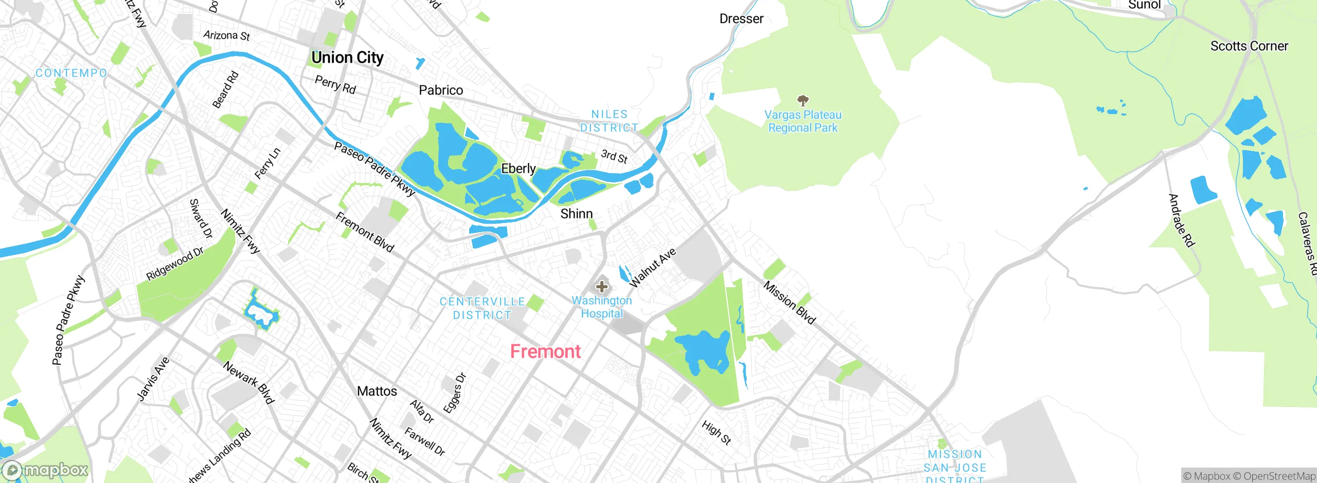 Map showing approximate location