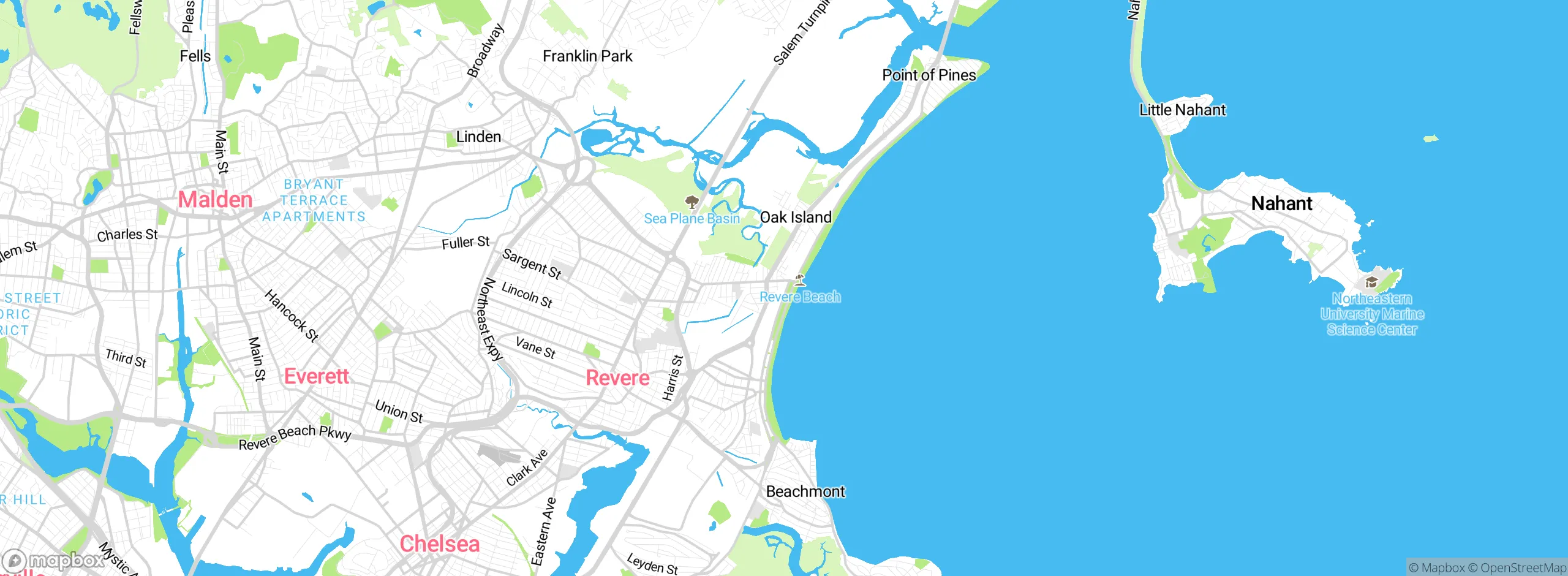 Map showing approximate location