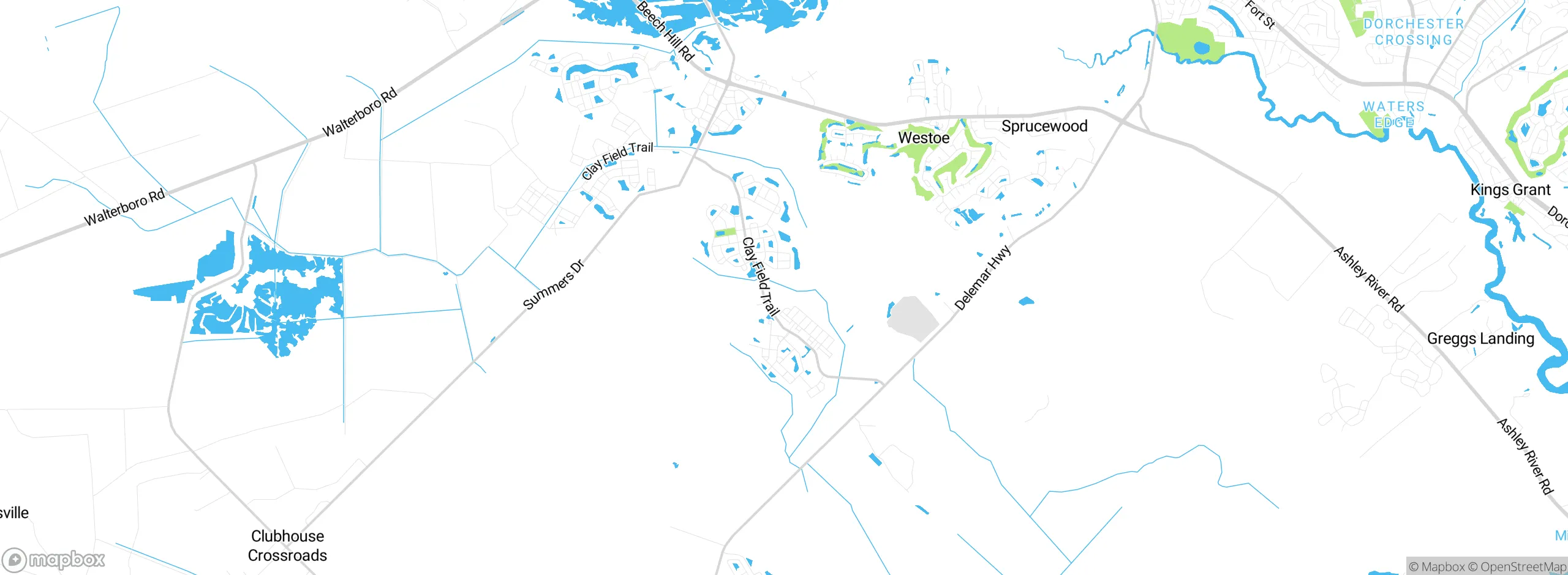 Map showing approximate location