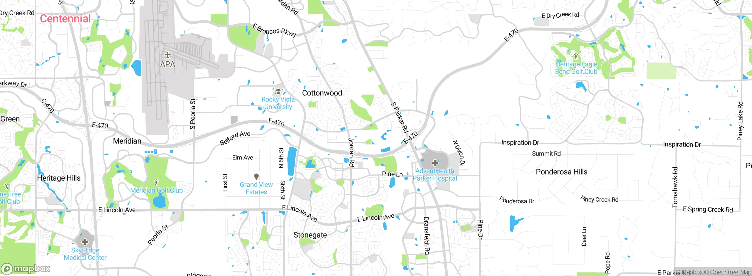 Map showing approximate location