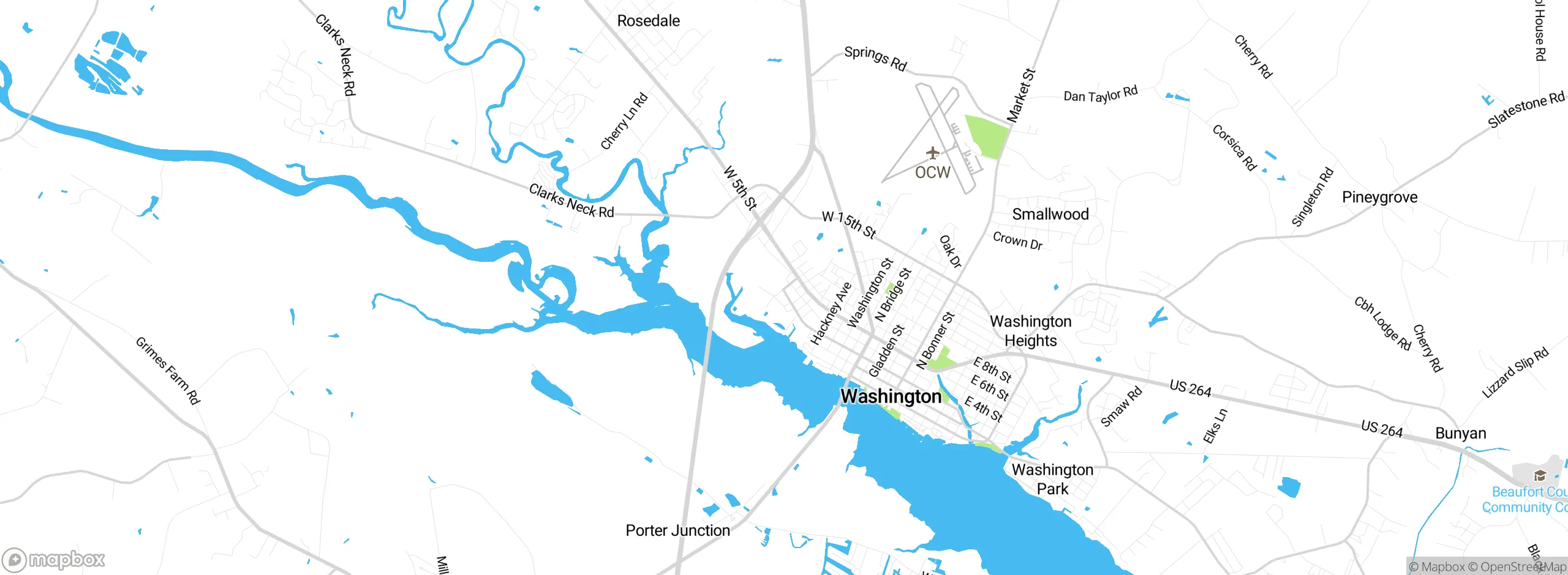 Map showing approximate location