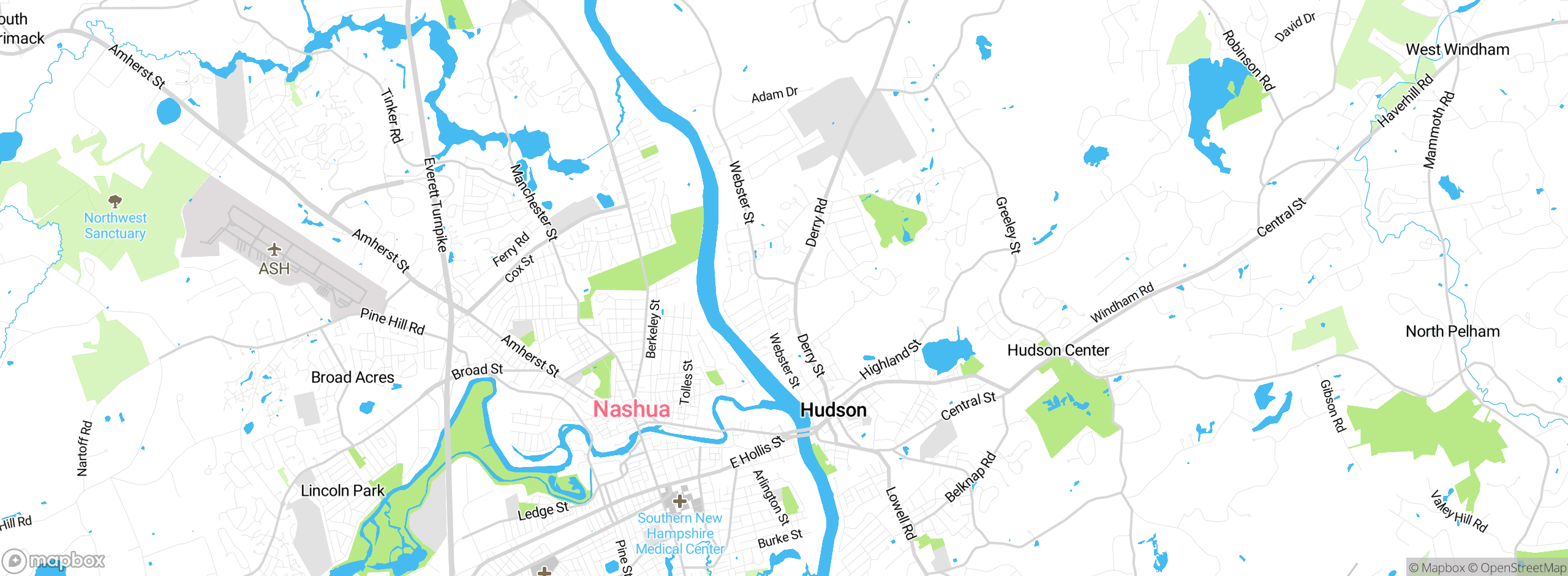 Map showing approximate location