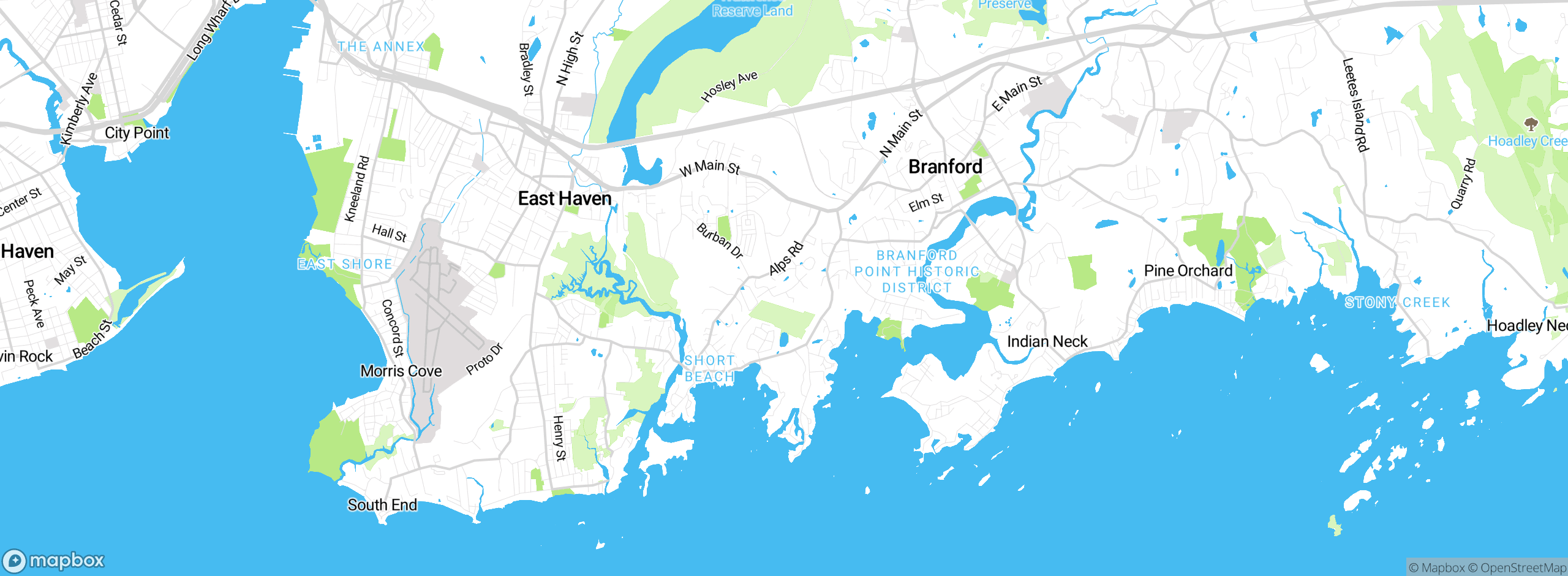 Map showing approximate location