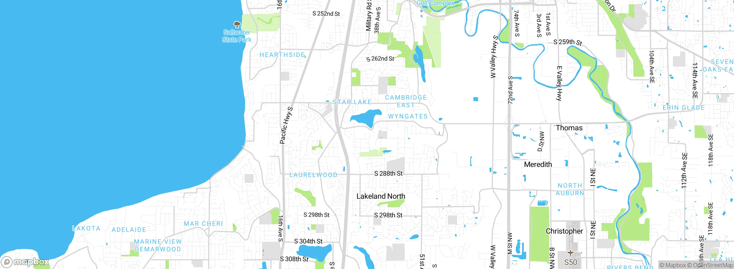 Map showing approximate location