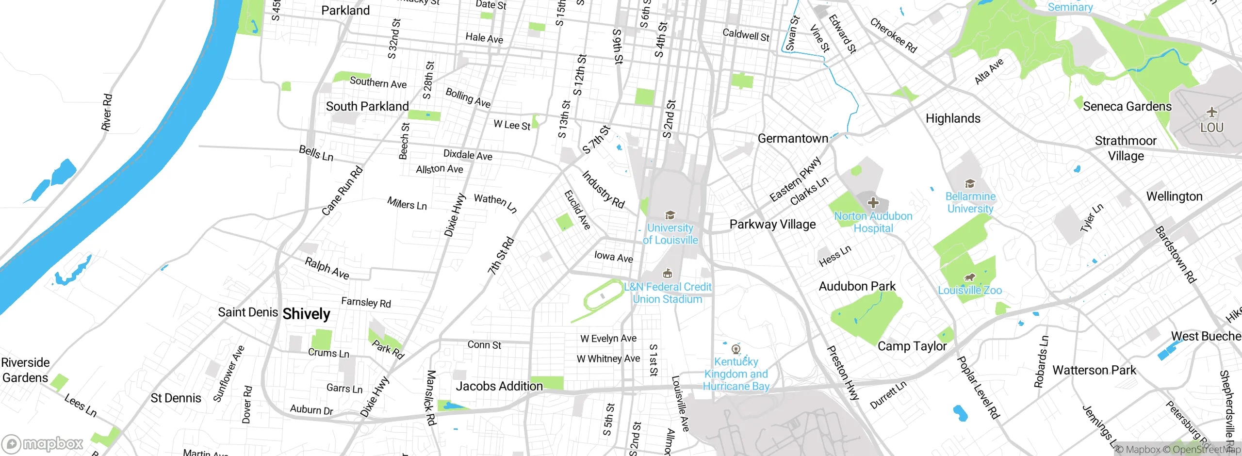 Map showing approximate location