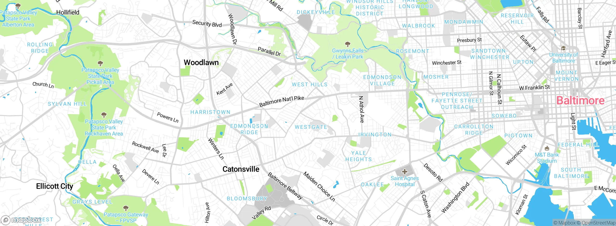 Map showing approximate location