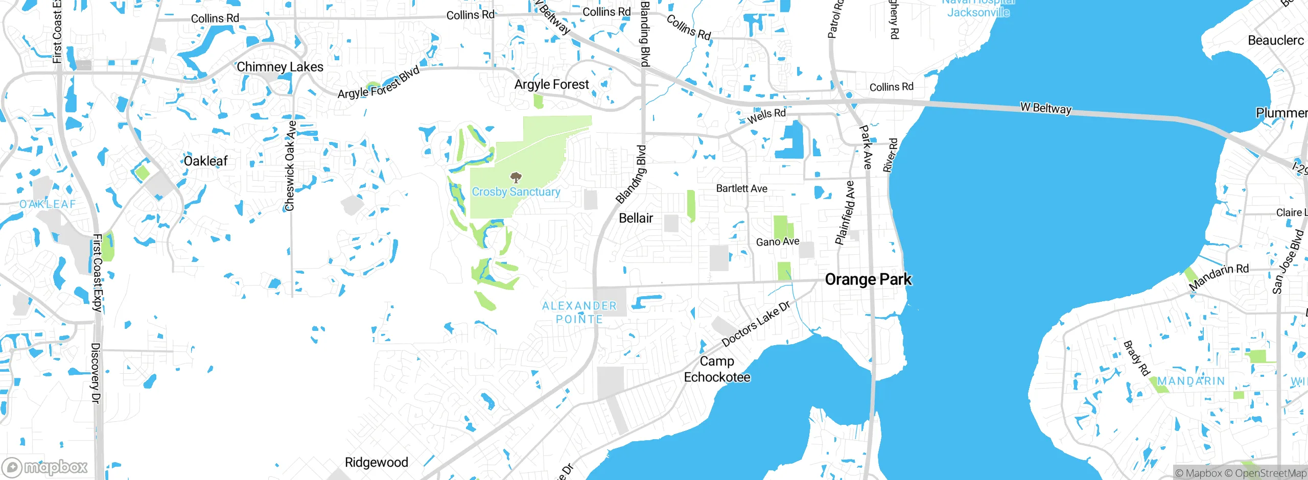Map showing approximate location