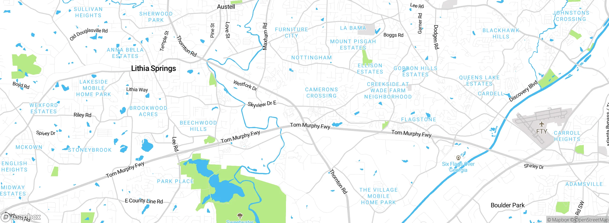 Map showing approximate location