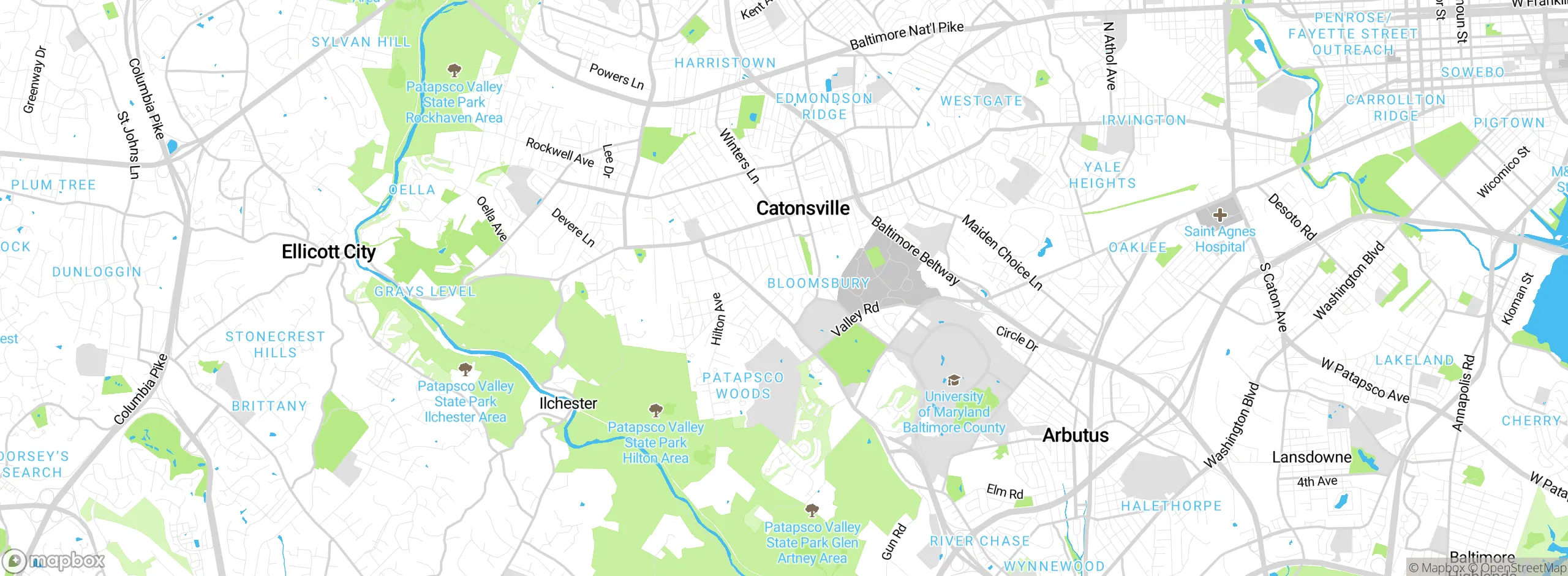 Map showing approximate location