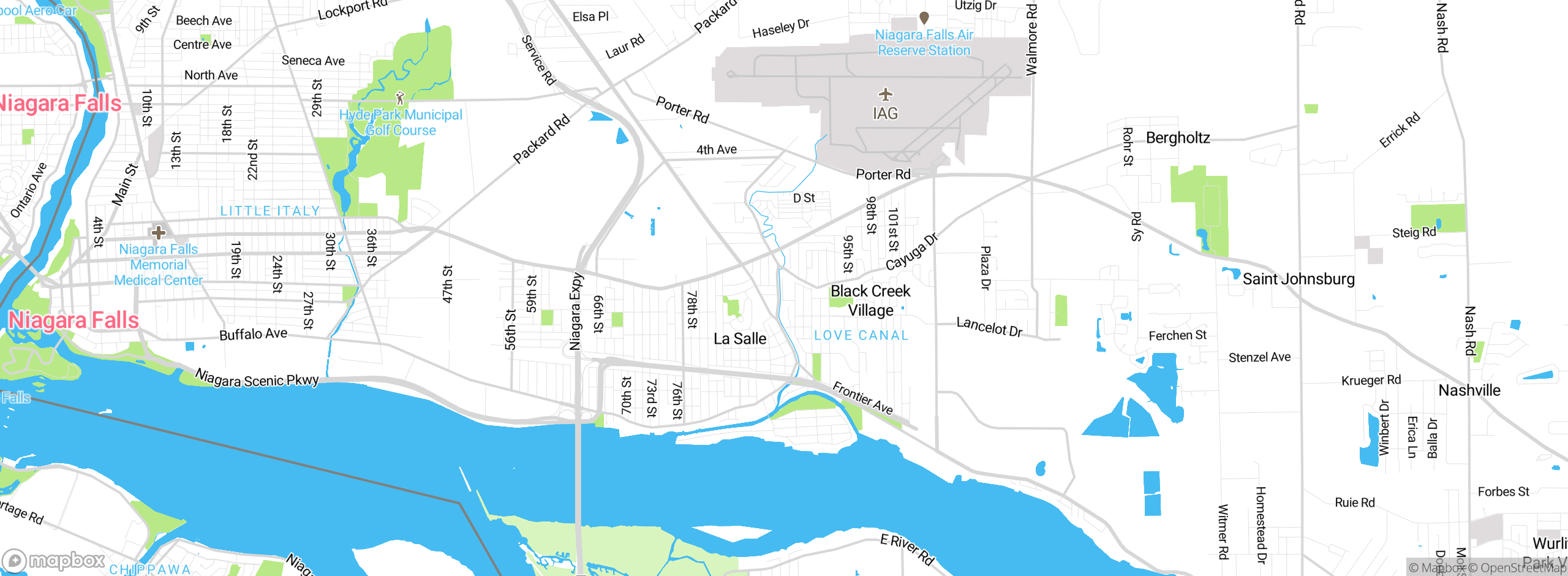 Map showing approximate location