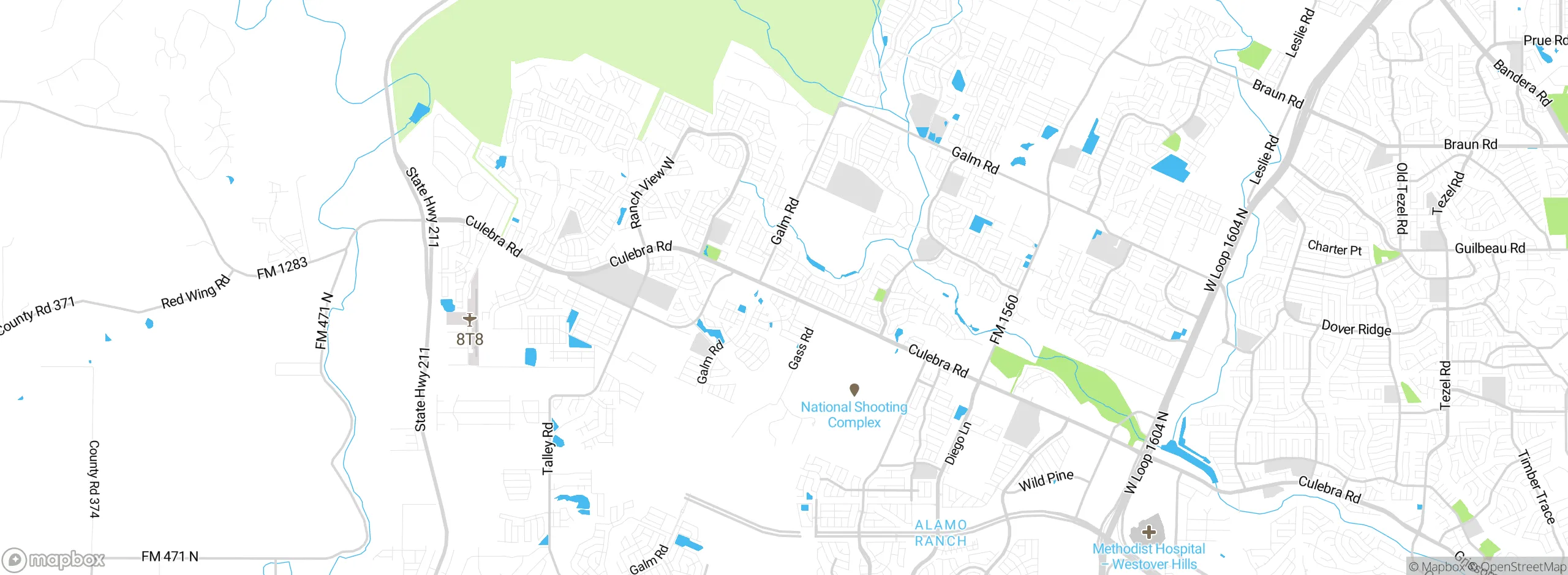 Map showing approximate location