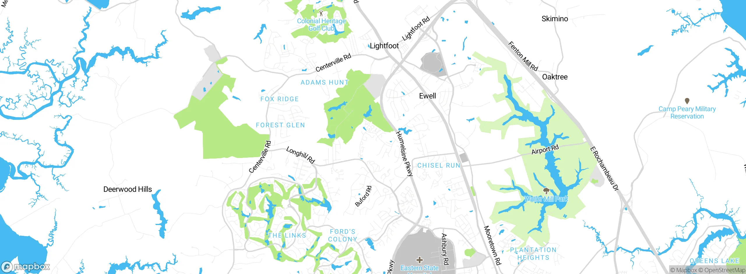 Map showing approximate location