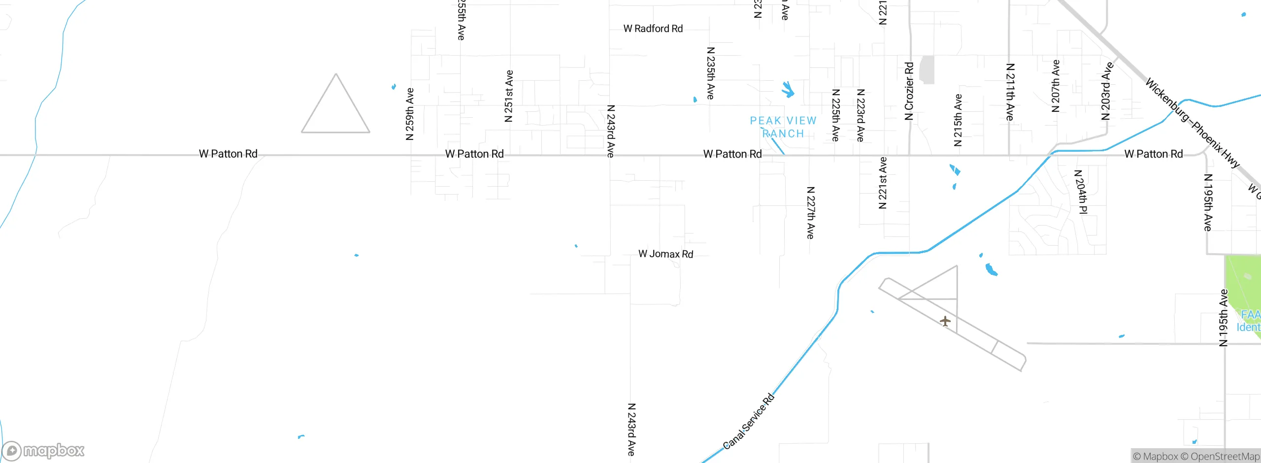Map showing approximate location