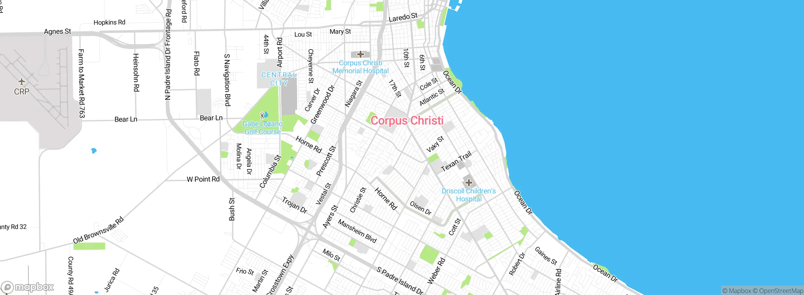 Map showing approximate location