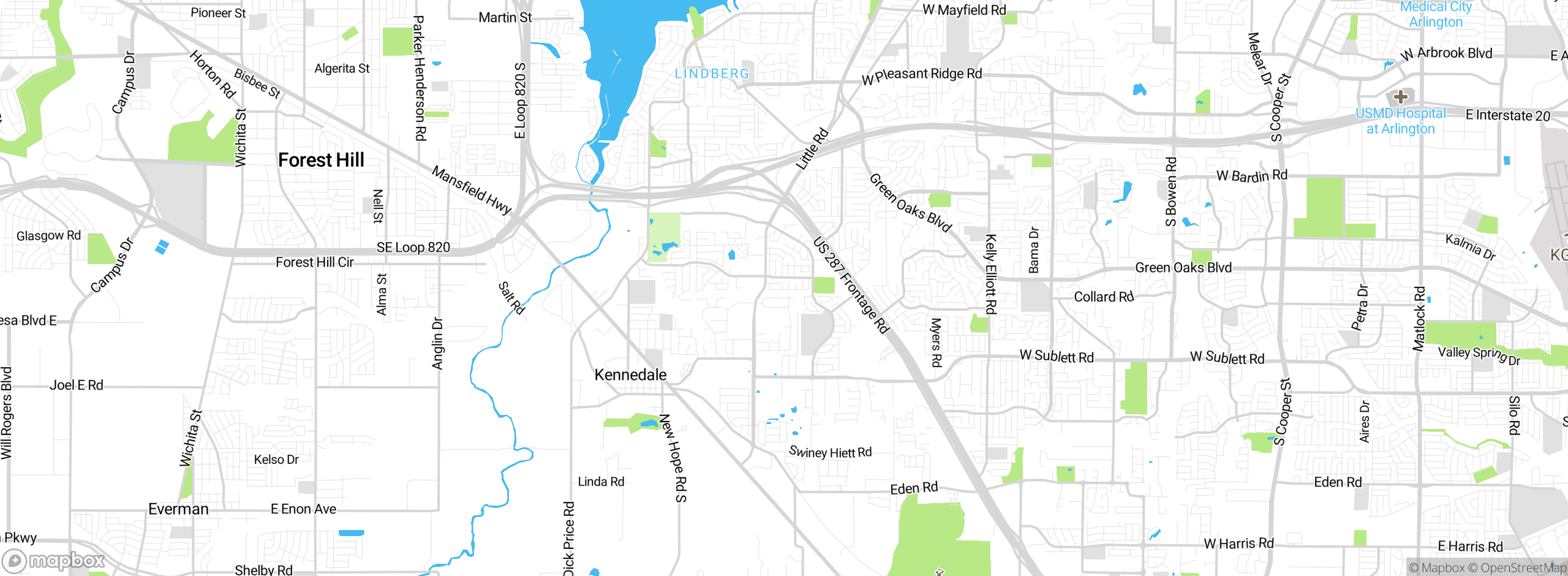 Map showing approximate location