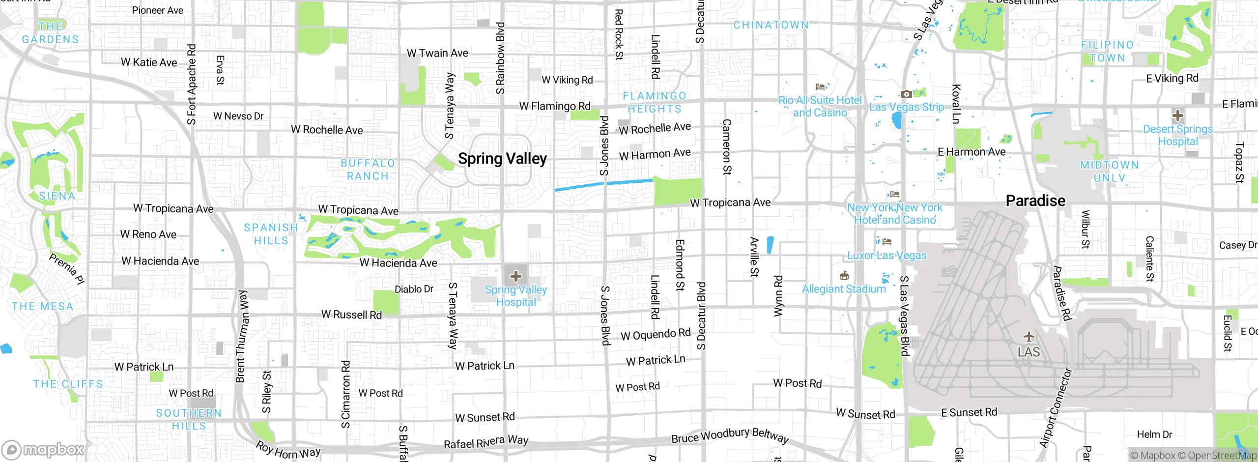 Map showing approximate location