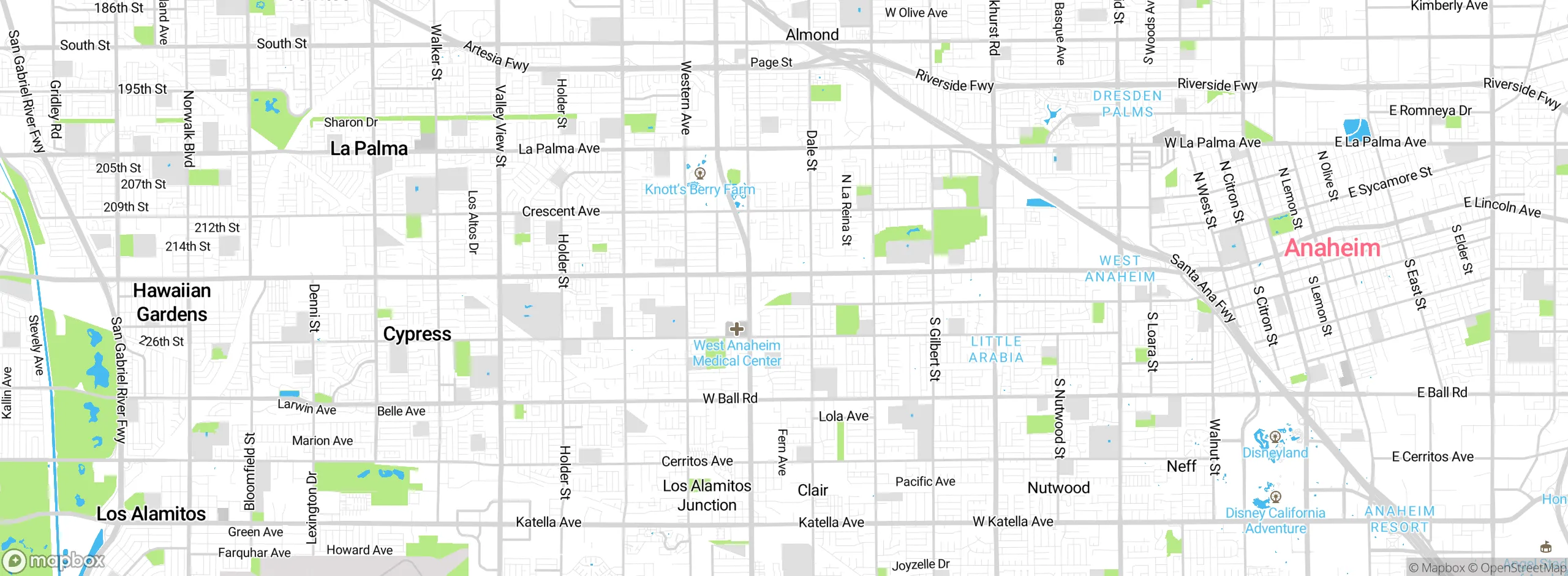 Map showing approximate location