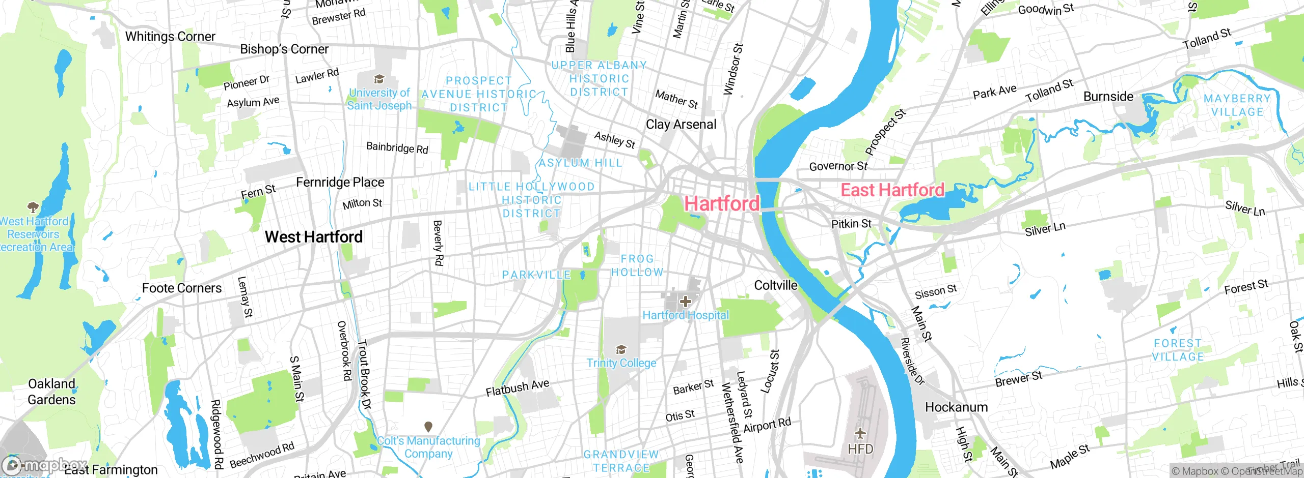 Map showing approximate location