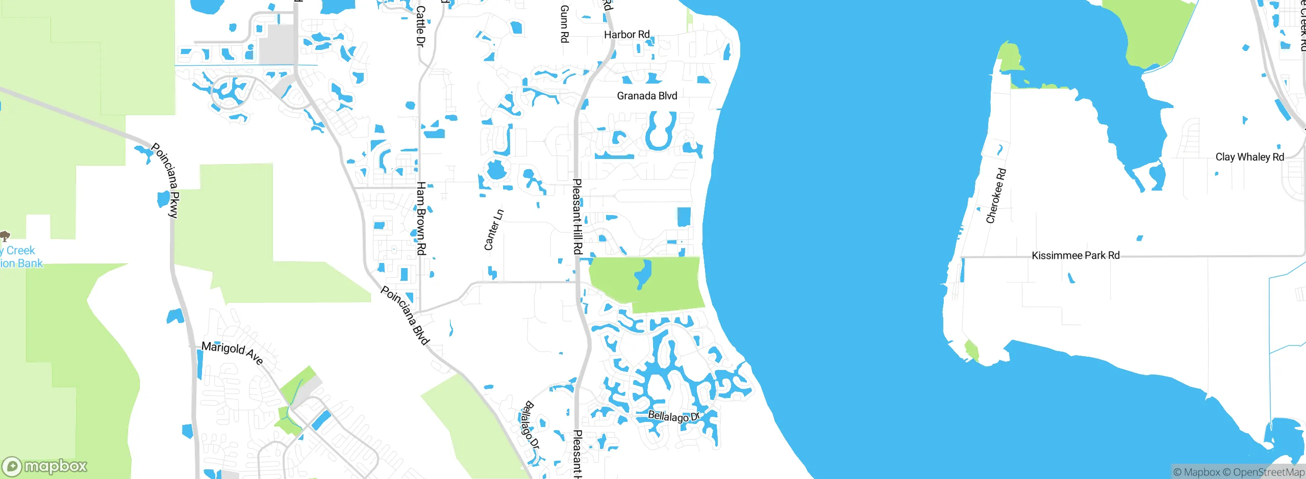Map showing approximate location