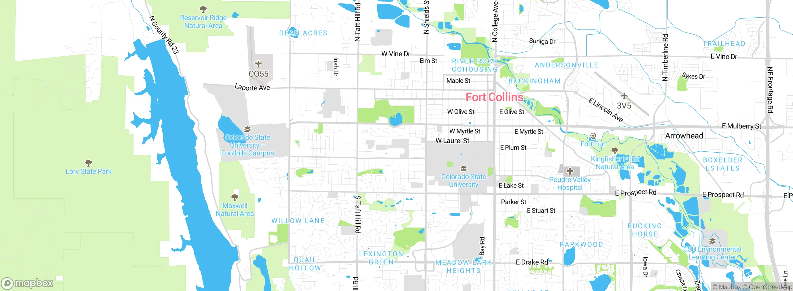Map showing approximate location