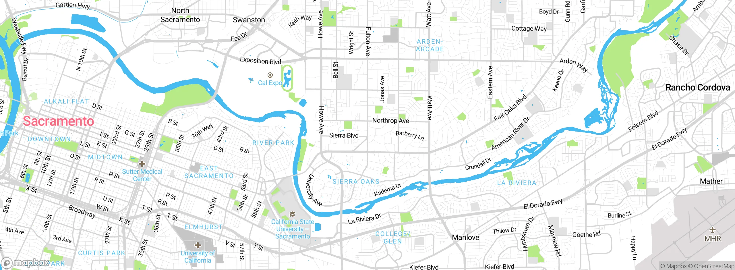 Map showing approximate location